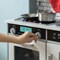 Gardenised Wooden Play Kitchen Toy, Light on Microwave, Cabinet, Sound Electronic Stove, Ages 3+ QI004208 - alternate 6
